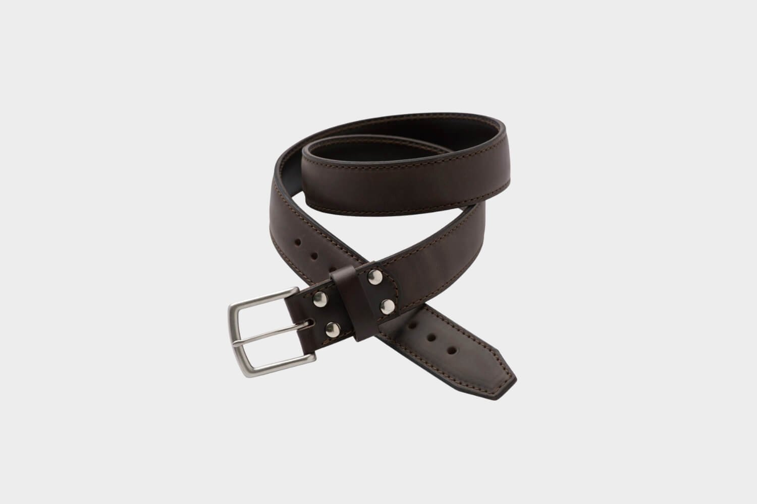 Black Leather Tow Belt