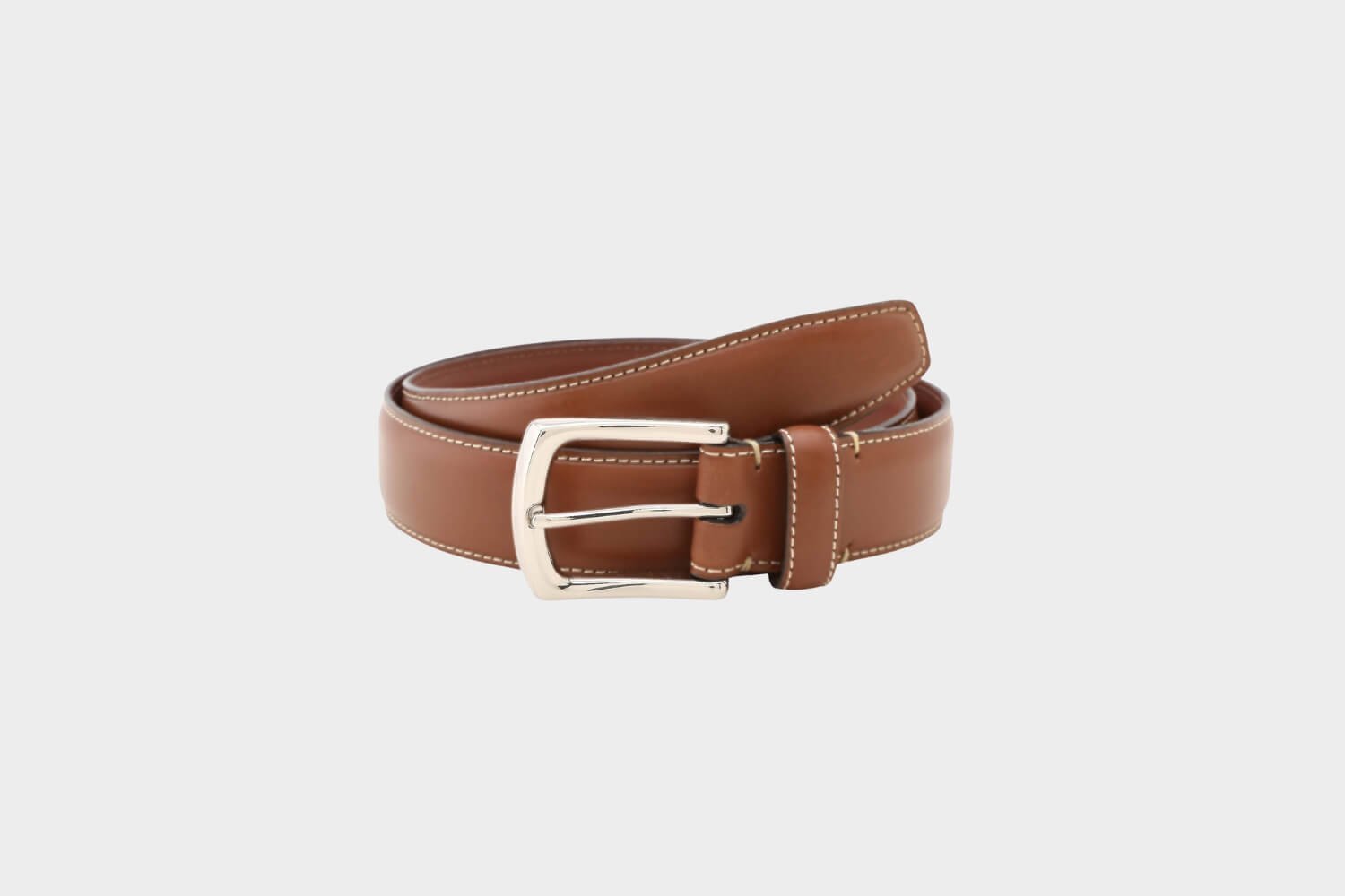 Classic Brown Leather Belt