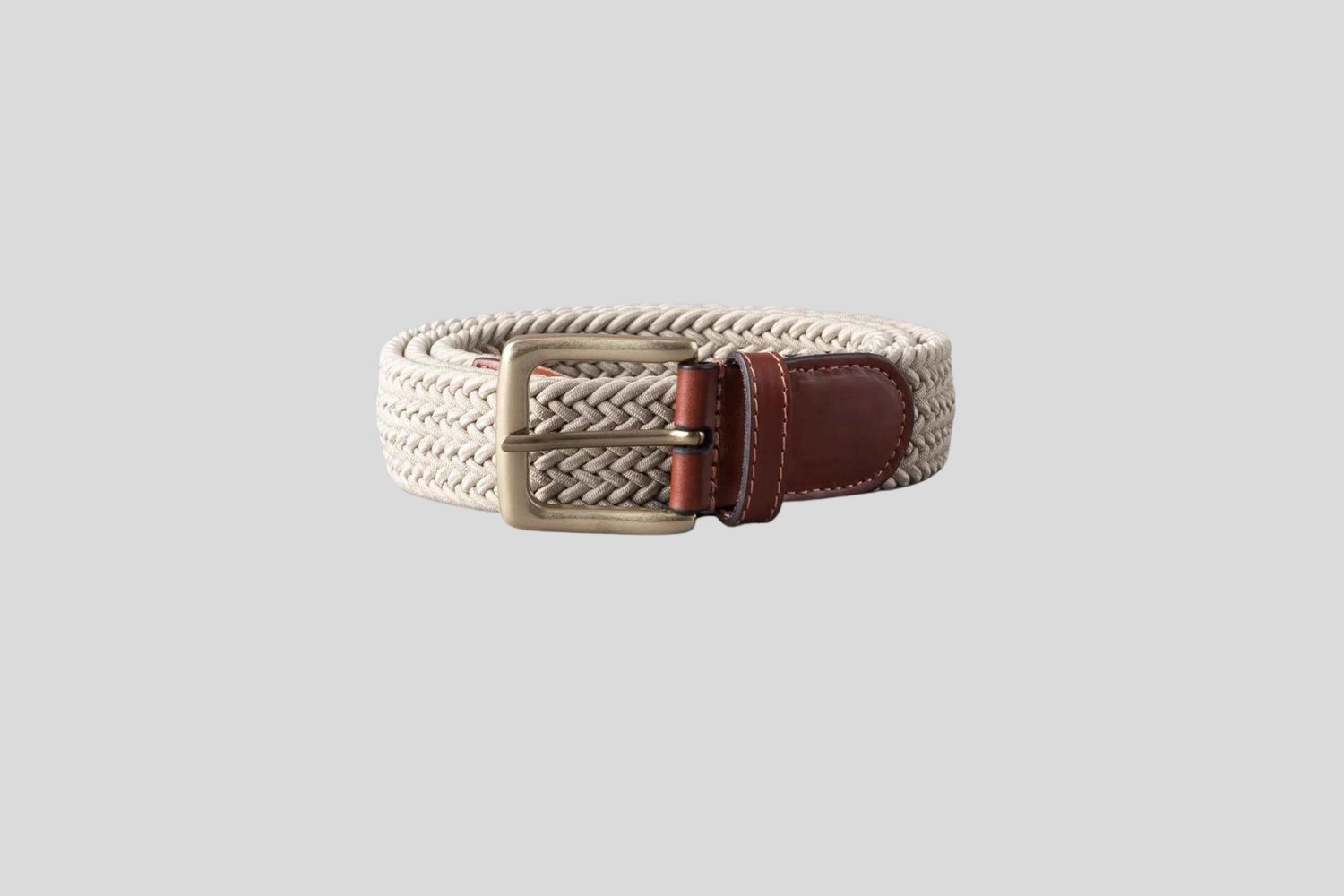 Greythwaite Braided Belt in Stone