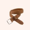 Khaki Leather Tow Belt