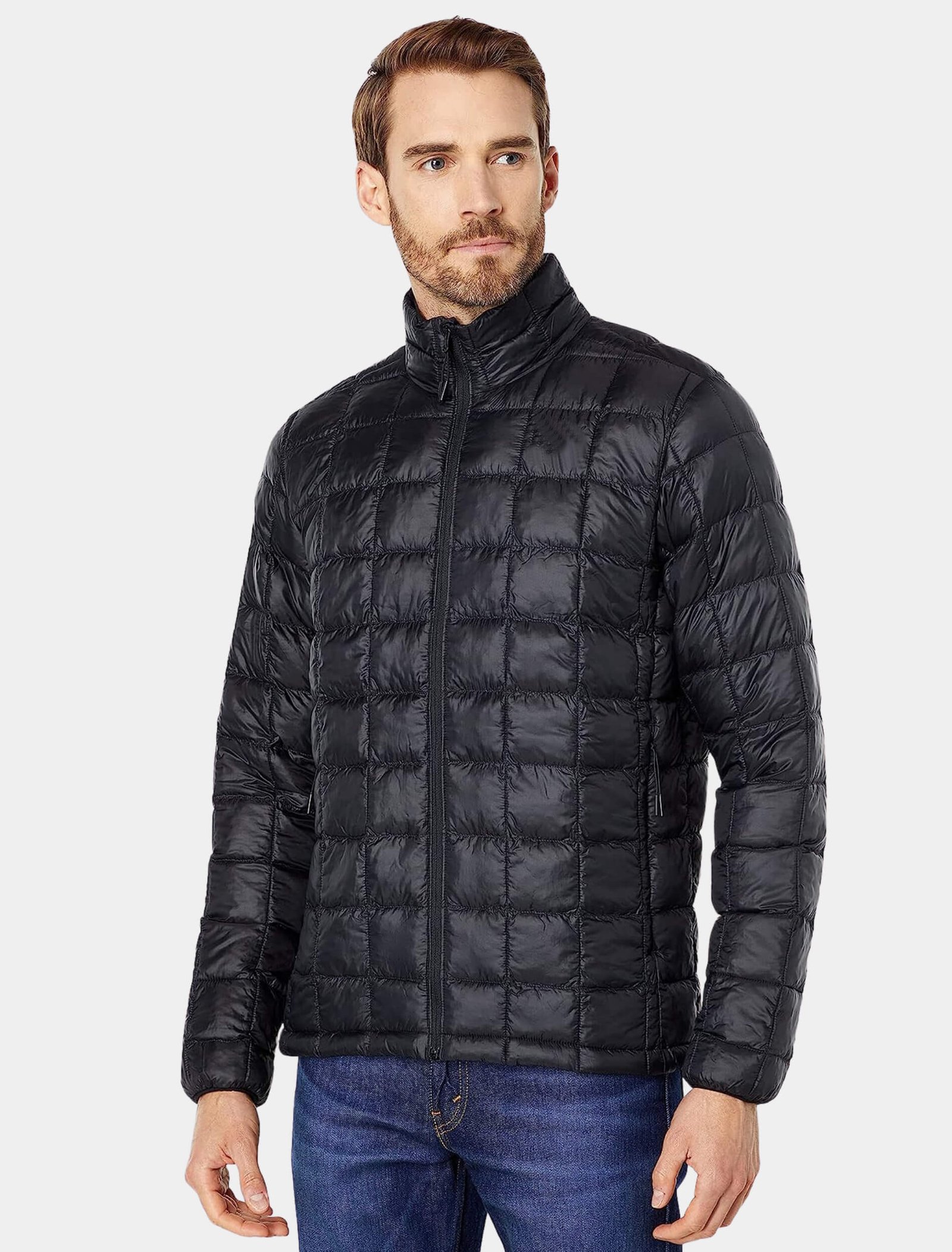 Mens Classy Black Quilted Puffer Jacket