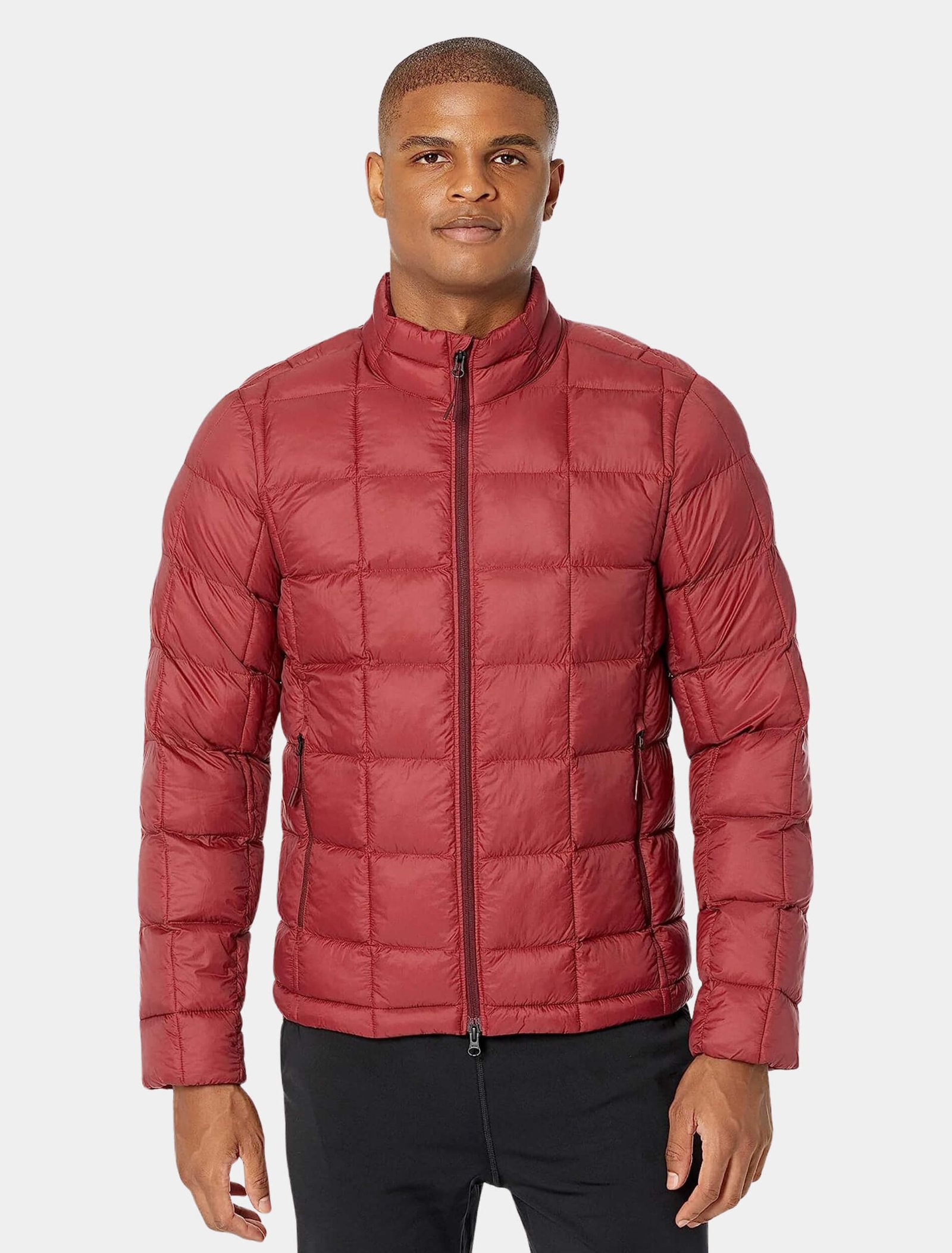 Mens Classy Red Quilted Puffer Jacket