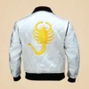 Ryan Gosling Drive Scorpion Bomber Jacket