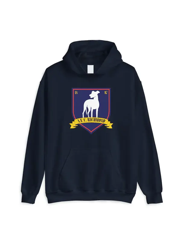 AFC Richmond Ted Lasso Roy Kent Black Hoodie Front Image