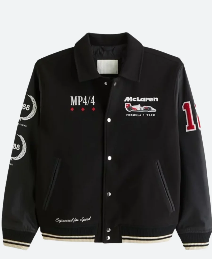 Abercrombie Mclaren F1 Black Jacket