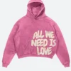 All-We-Need-Is-Love-Pink-Hoodie-Front-Image.webp