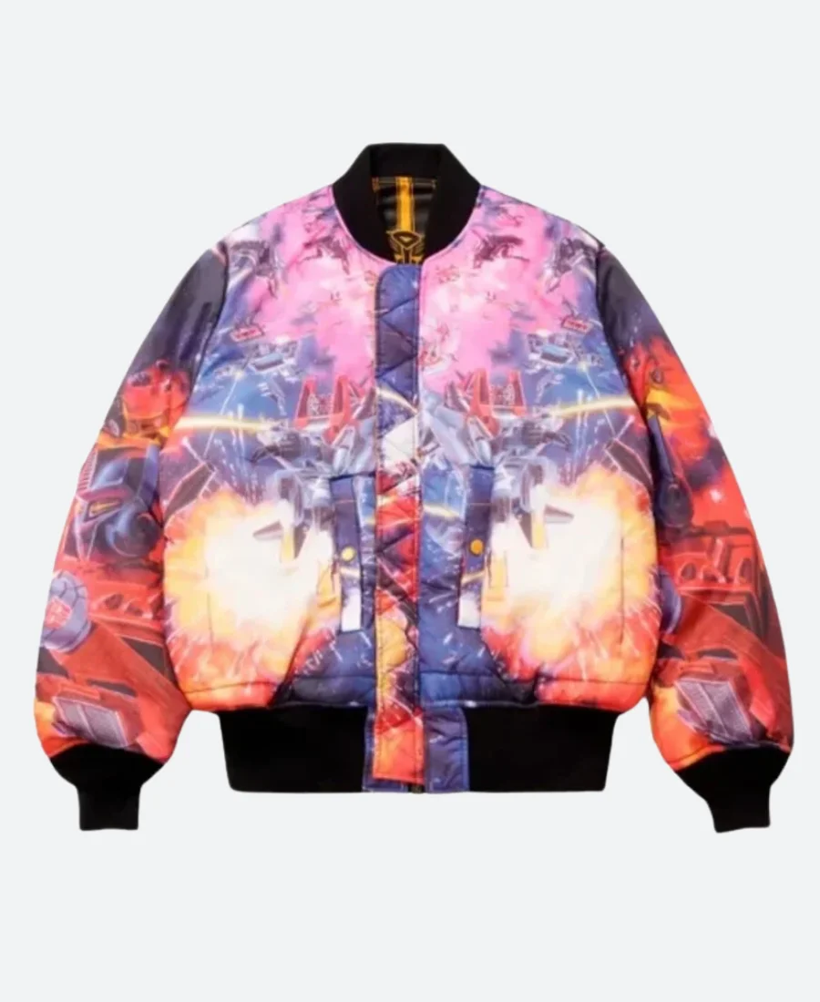 Alpha MA-1 Bumblebee Transformers Bomber Jacket