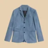 American Idol S23 Luke Bryan Suede Leather Blazer Front Image