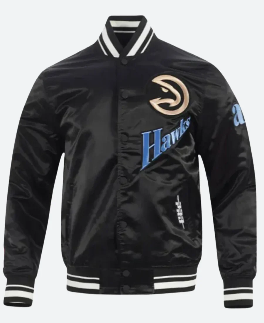 Atlanta Hawks Letterman Varsity Jacket
