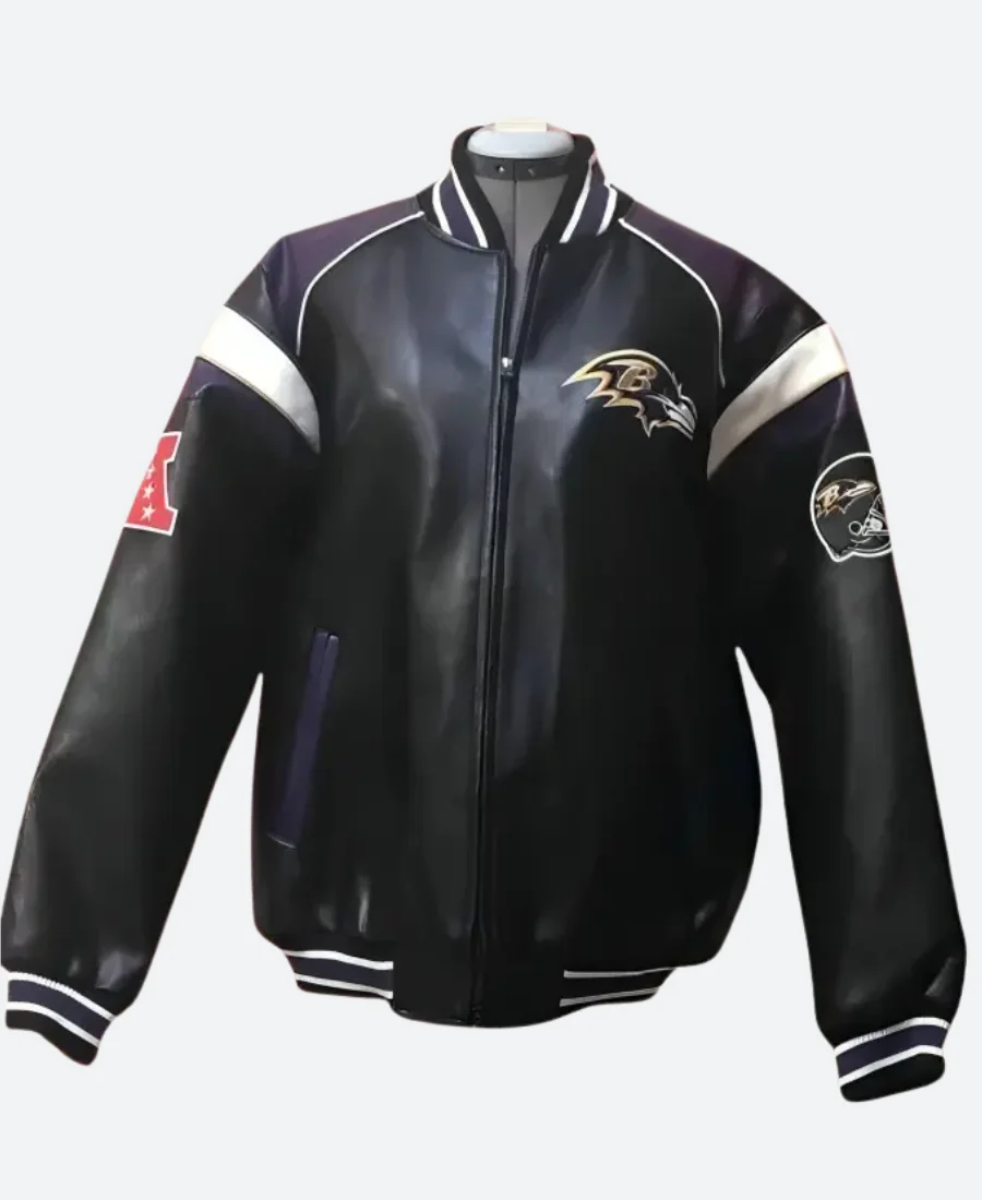 Baltimore Ravens Leather Jacket