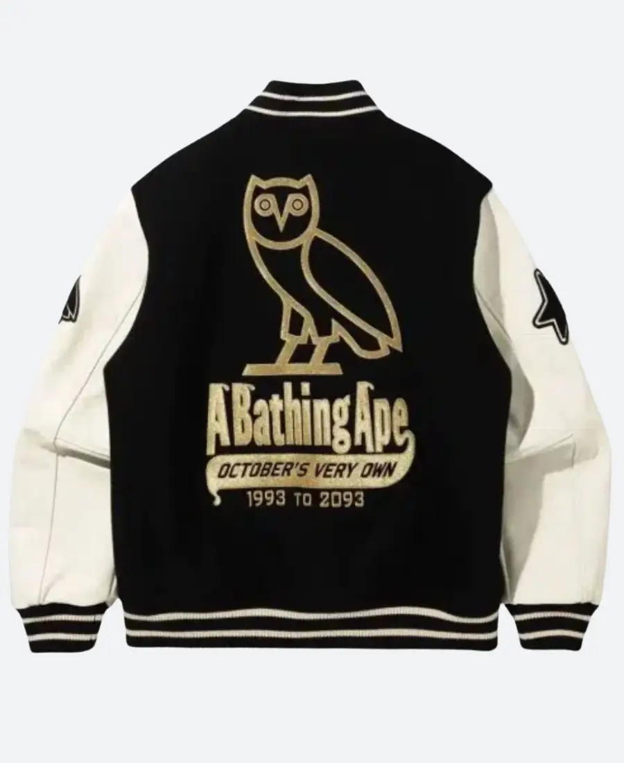 Bape OVO Varsity Jacket