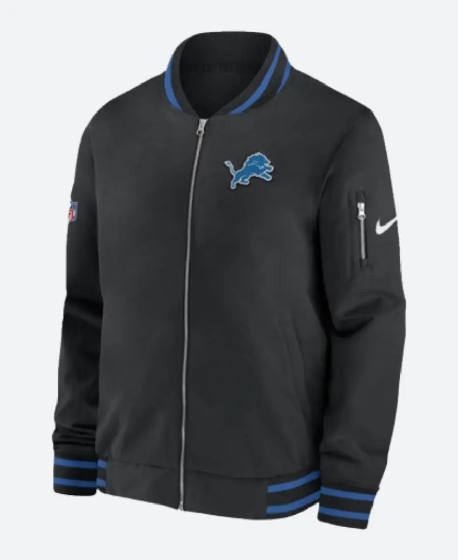 Ben Johnson Detroit Lions Bomber Jacket