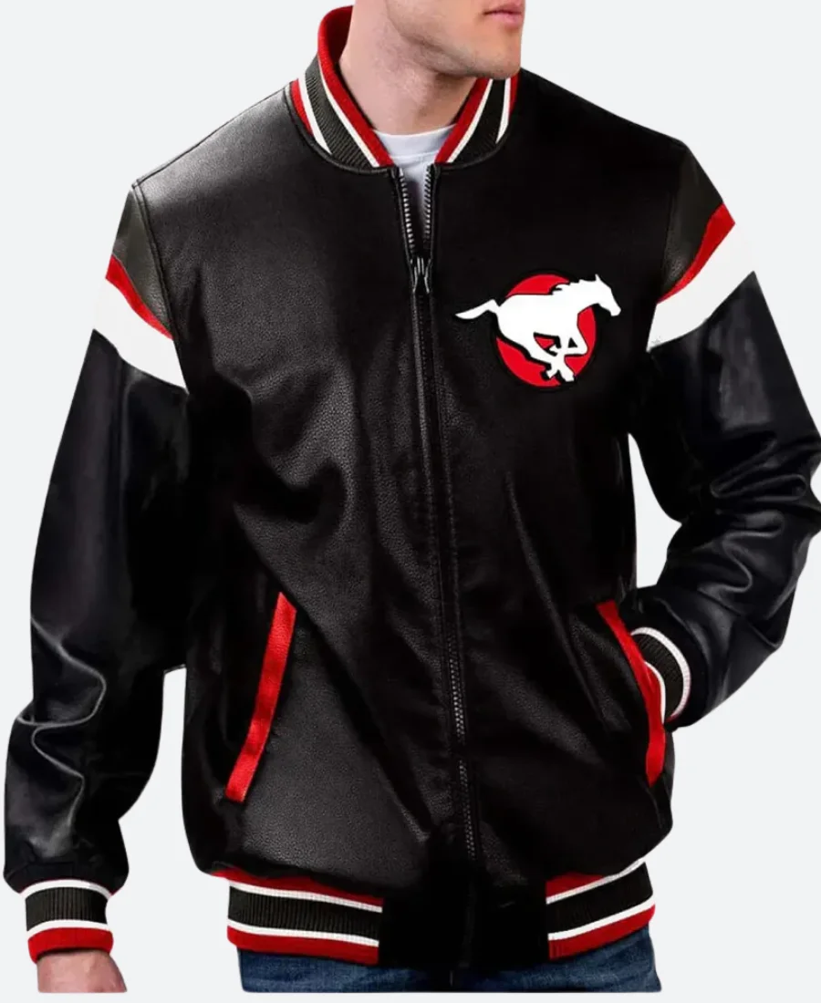 Calgary Stampeders Leather Jacket