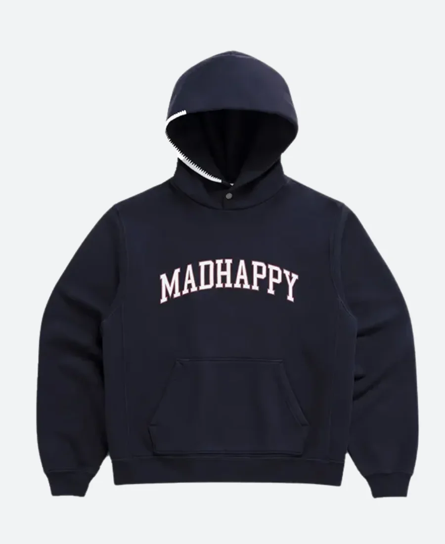 Campus Snap Madhappy Black Hoodie Front Image