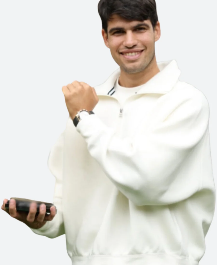 Carlos Alcaraz Wimbledon Half Zipper Sweatshirt