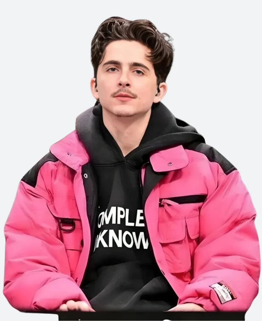College Gameday Timothee Chalamet Puffer Jacket