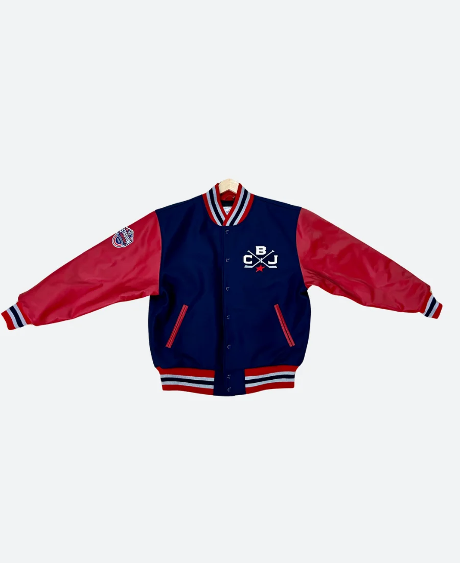 Columbus Blue Letterman Varsity Jacket