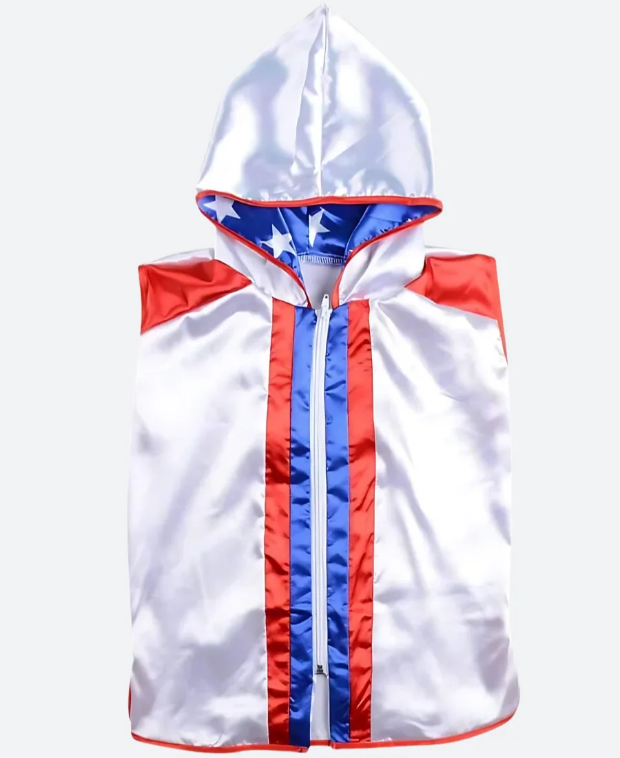 Creed 2 Adonis Johnson USA Flag Hooded Vest