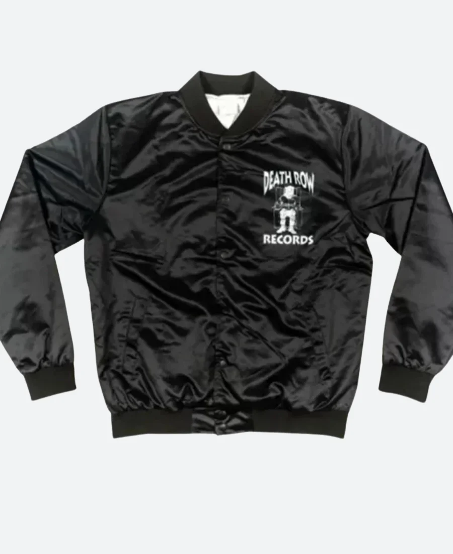 Death Row Records Black Varsity Jacket