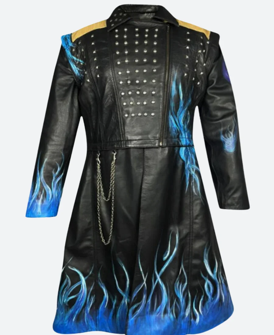 Descendants 3 Hades Studded Leather Coat