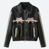 Diddi-Moda-Bow-Leather-Jacket-Pink-Front-Image.webp