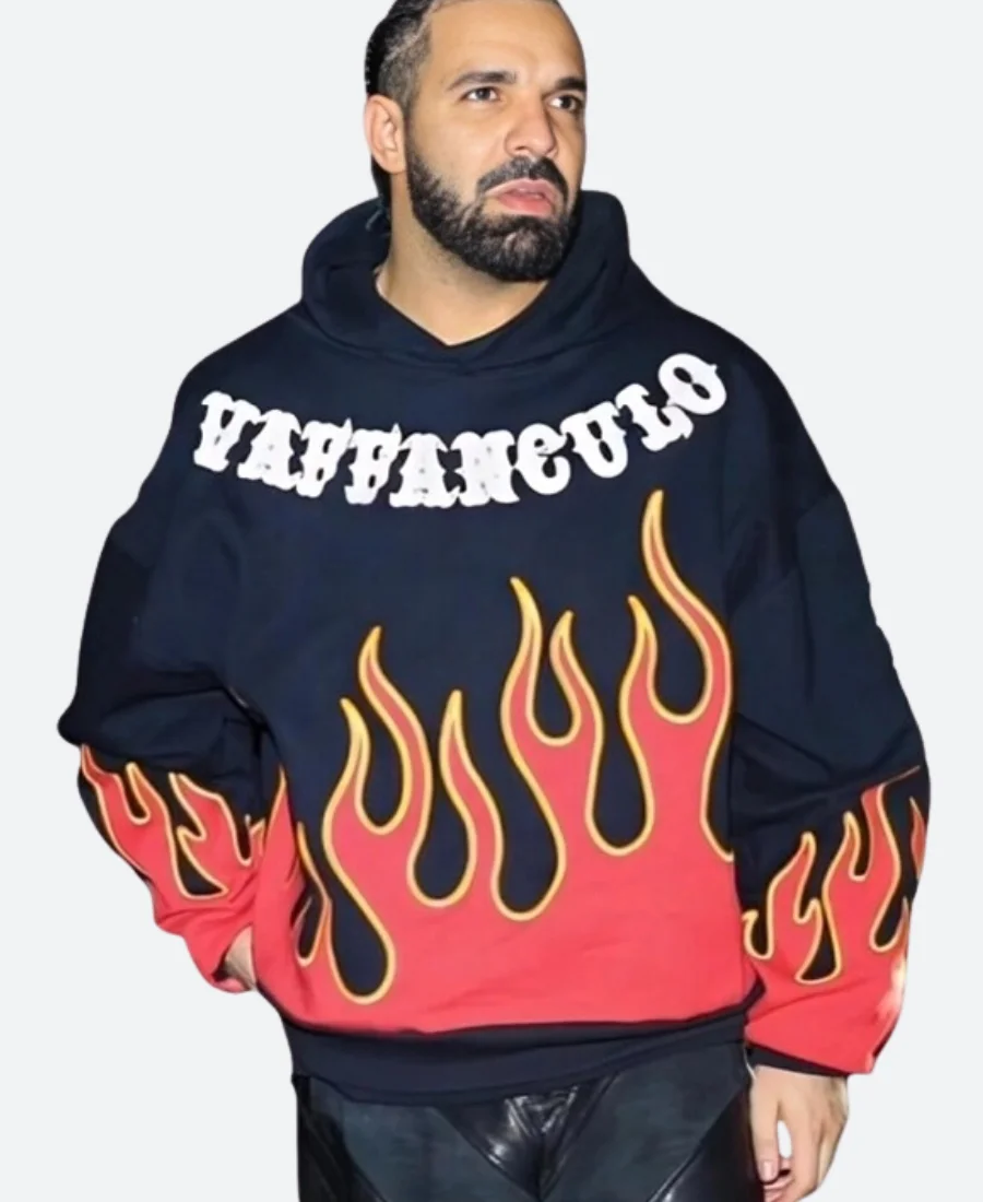 Drake Vaffanculo Flame Hoodie