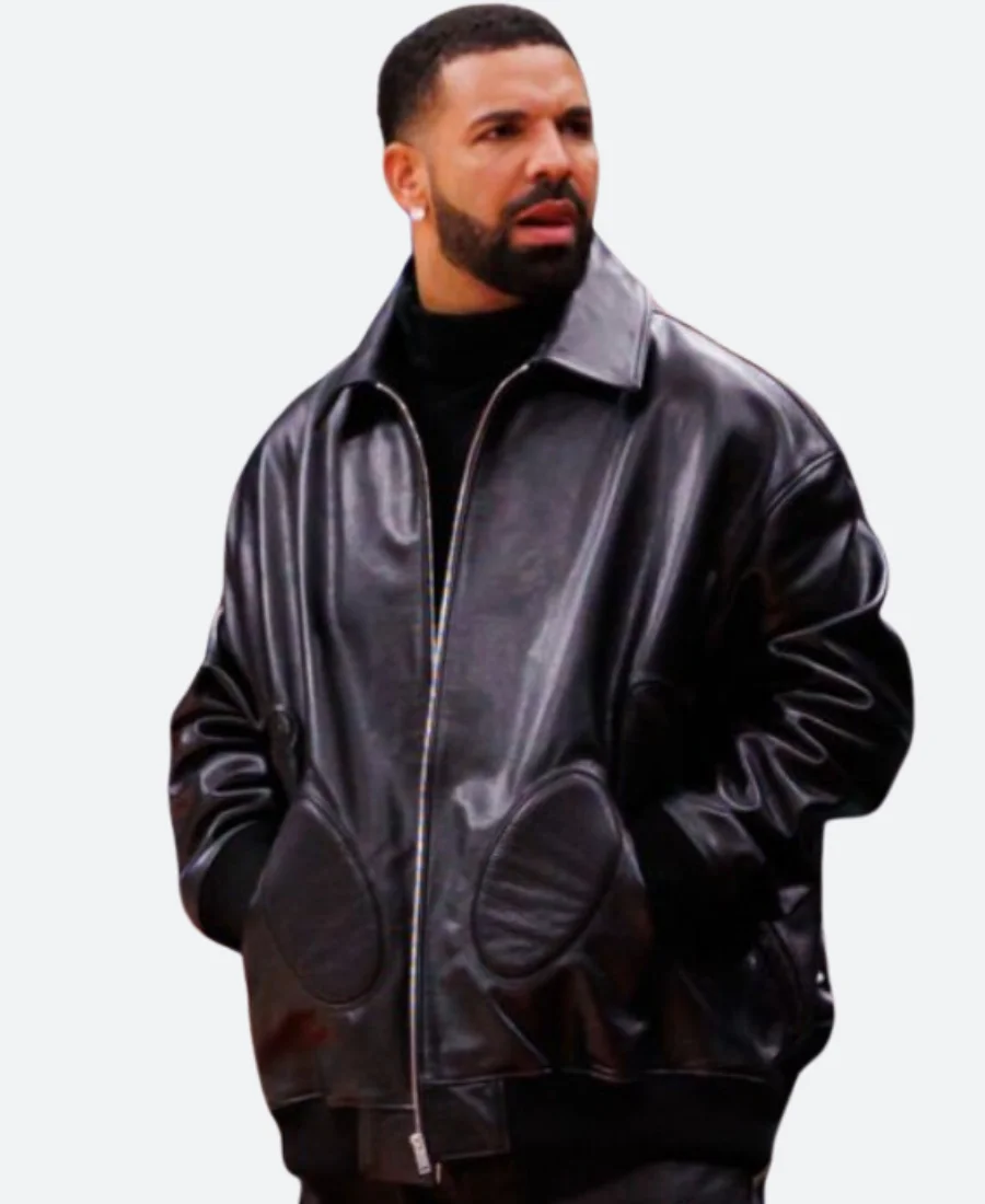 Drake Warriors Game Leather Jacket