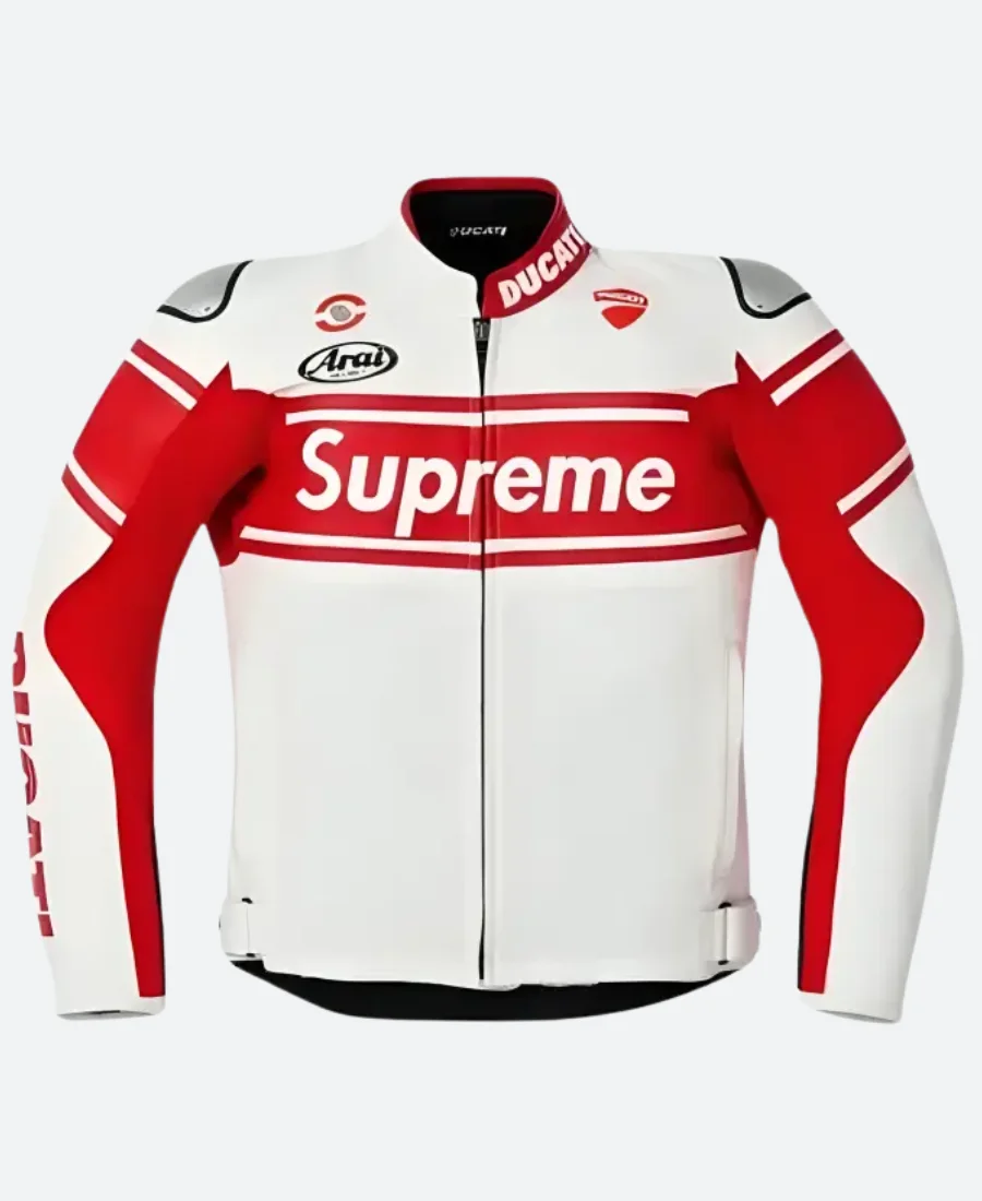 Ducati X Supreme Motorcycle Leather Jacket
