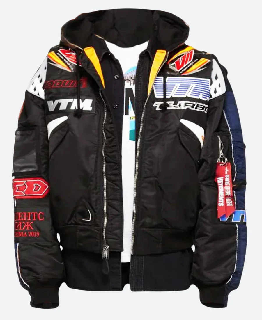 Elite Vetements X Alpha Industries Hooded Racing Jacket
