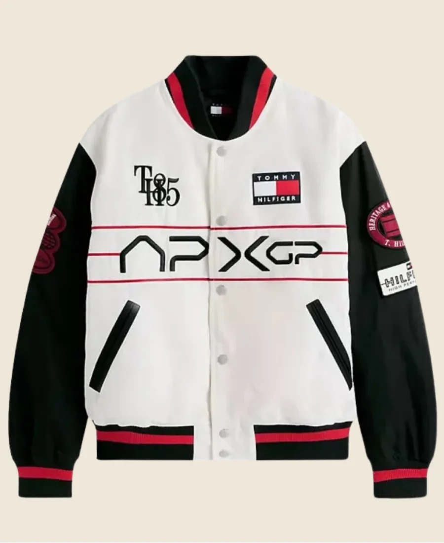 F1 Movie Damson Idris X APXGP Racing Varsity Jacket