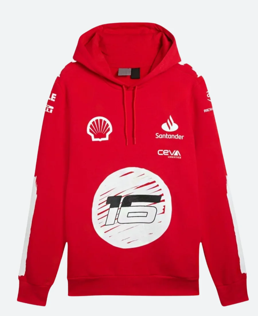 F1 Scuderia Las Vegas Gp Charles Leclerc Hoodie