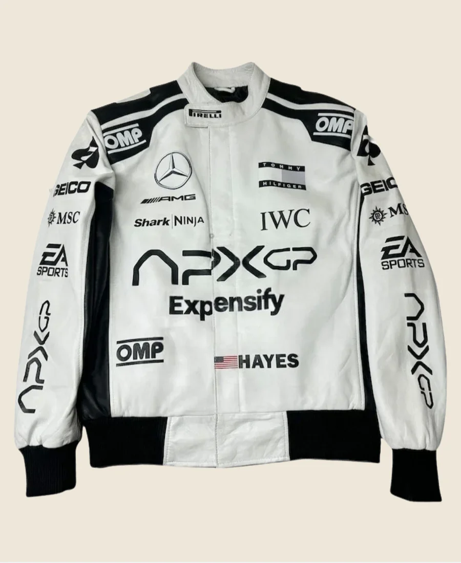 F1 Sonny Hayes Leather Bomber Jacket