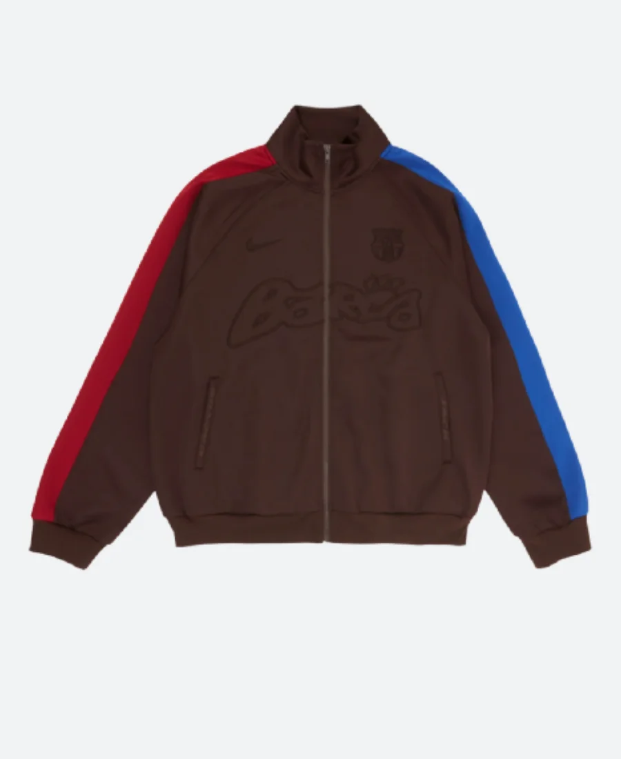 FCB Barca Retro Zip Anthem Jacket