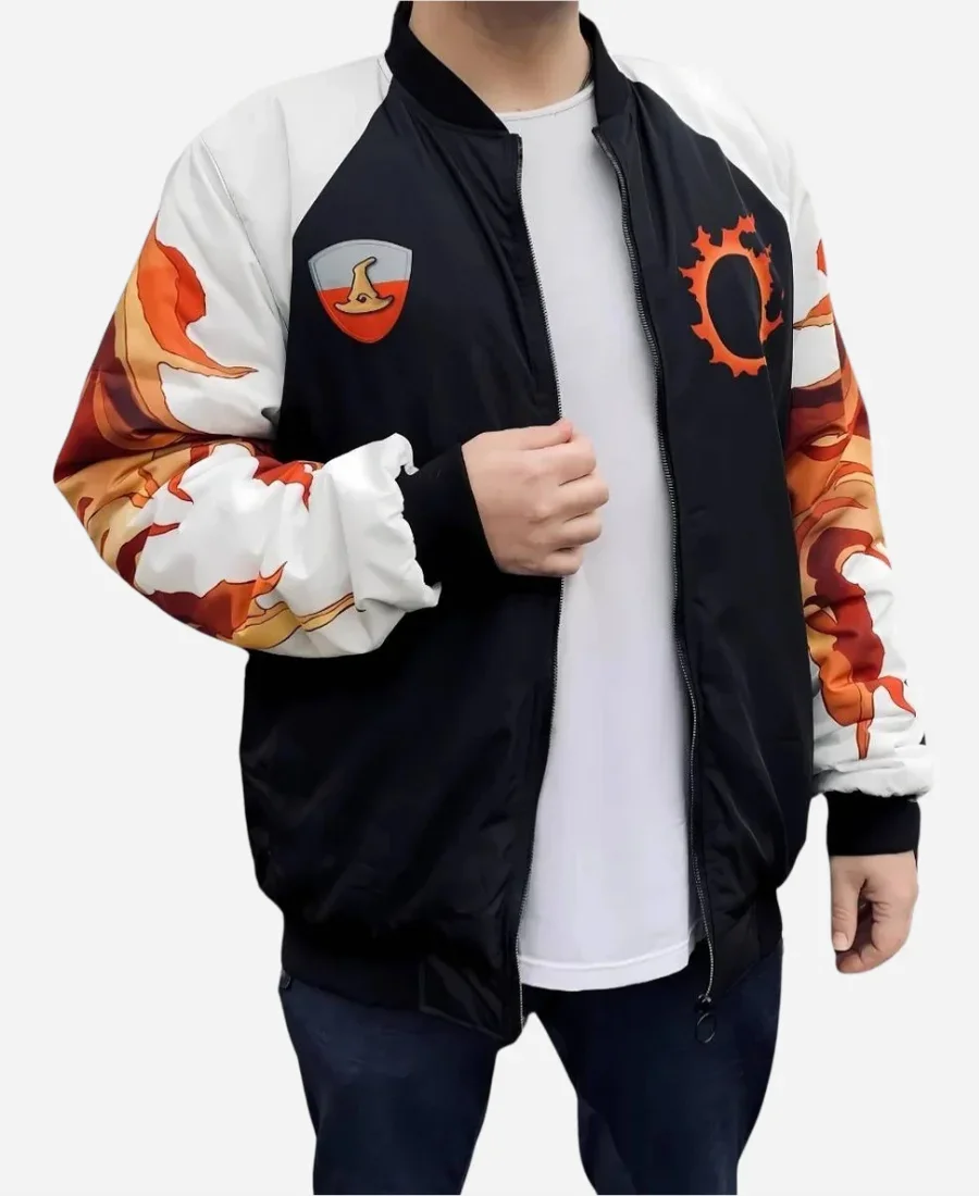 Final Fantasy XIV 14 Inferno Bomber Jacket
