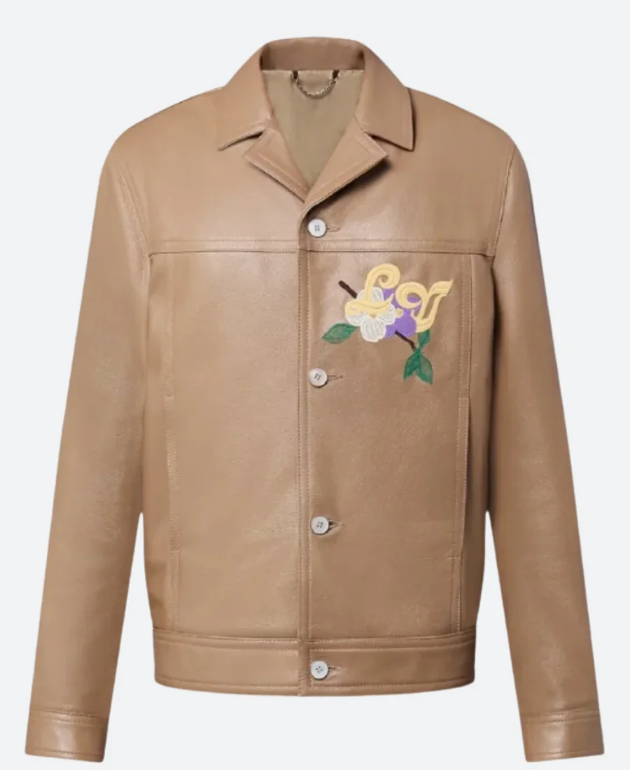 Finals Game 3 Jaylen Brown Leather Jacket