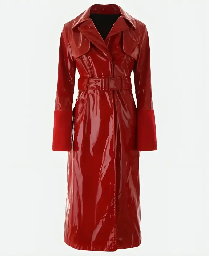 Red Notice Gal Gadot Red Coat