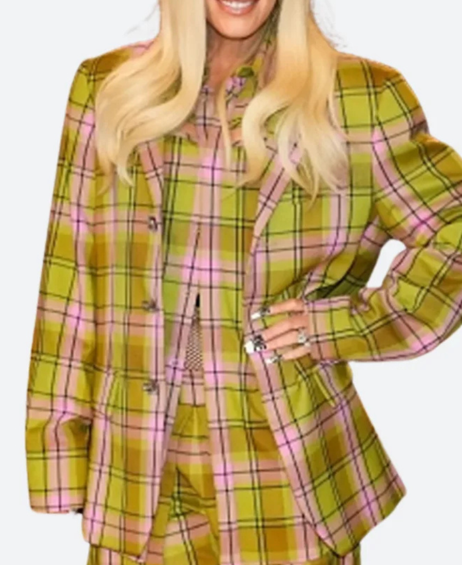Gwen Stefani The Voice S26 Plaid Suit