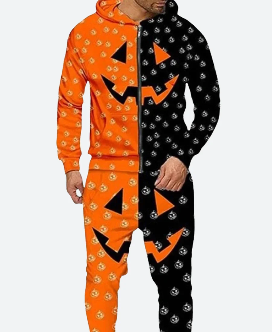 Halloween Pumpkin Tracksuit