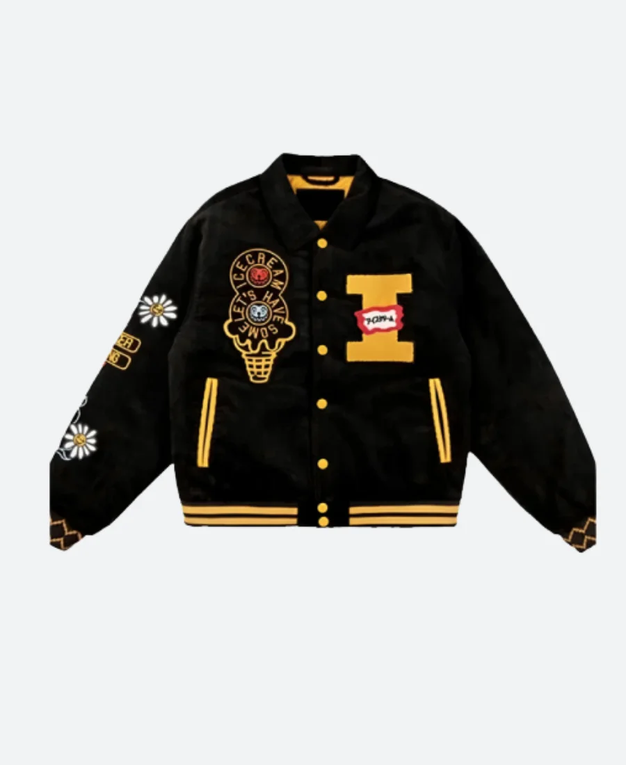 Ice Cream Letterman Varsity Jacket