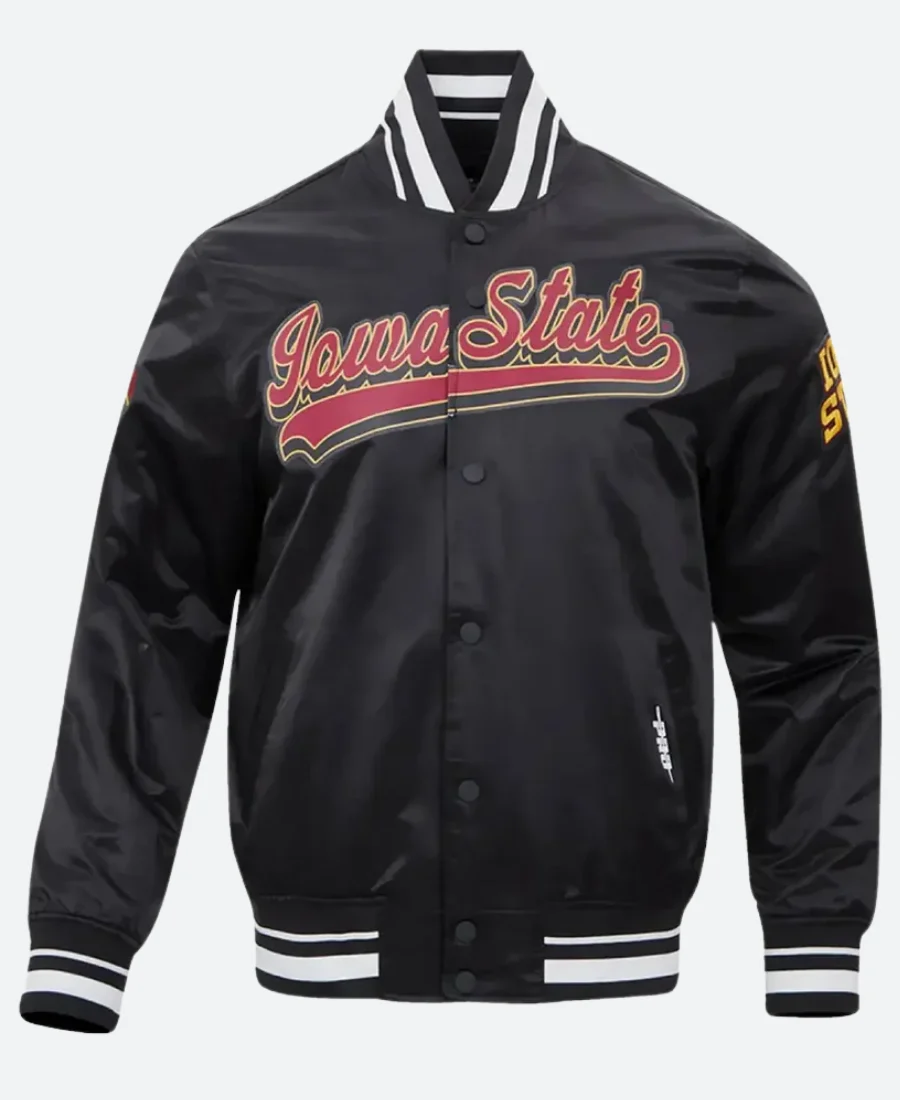 Iowa State Black Varsity Jacket