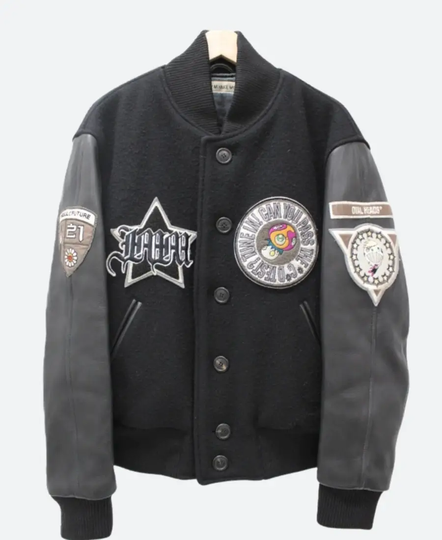 Issey Miyake X Murakami Takashi Varsity Jacket