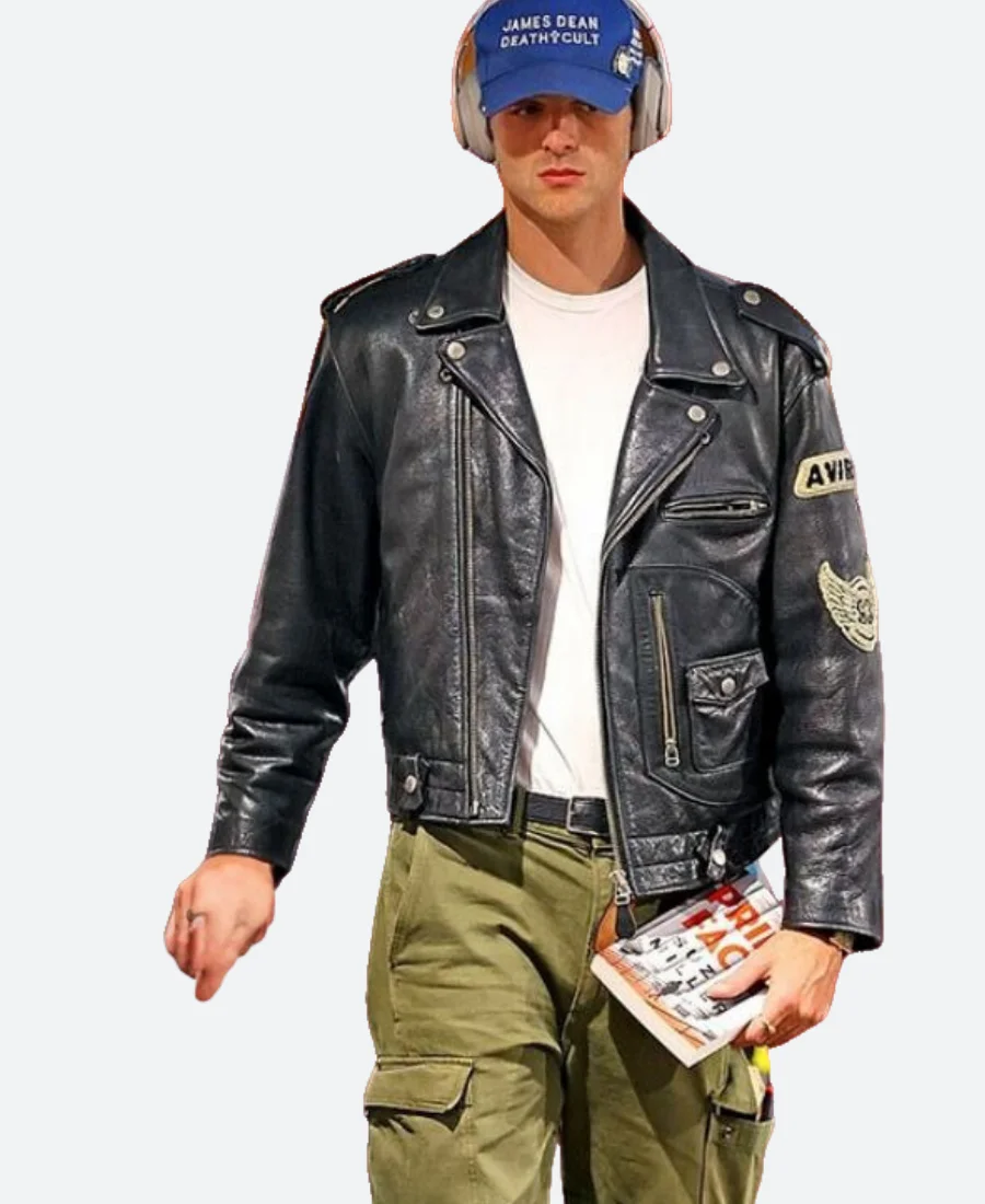 Jacob Elordi Leather Jacket