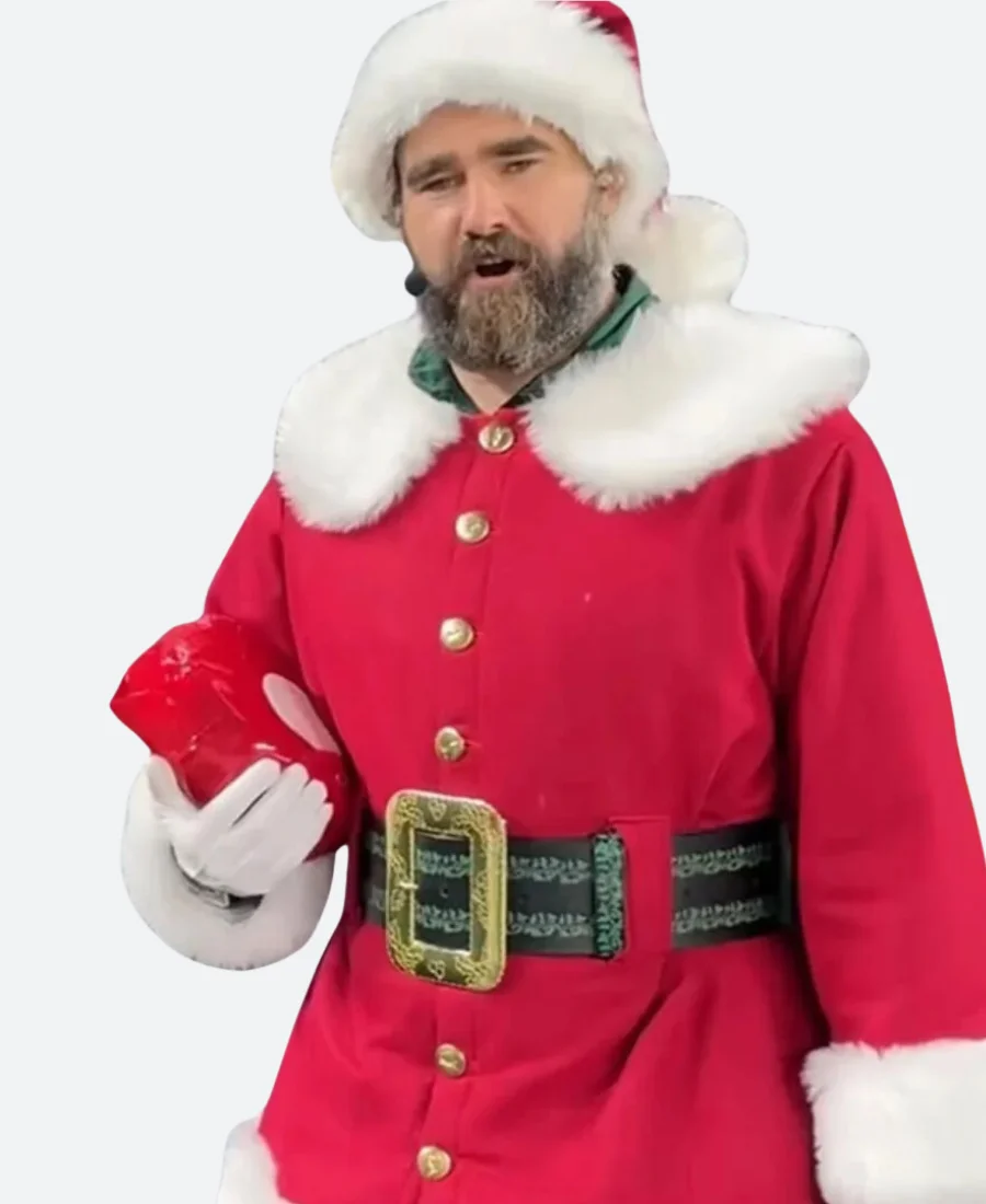 Jason Kelce Santa Claus Coat