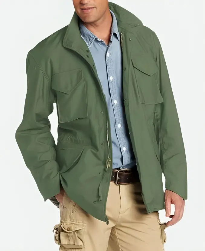 Jason Statham Hobbs and Shaw Green Jacket