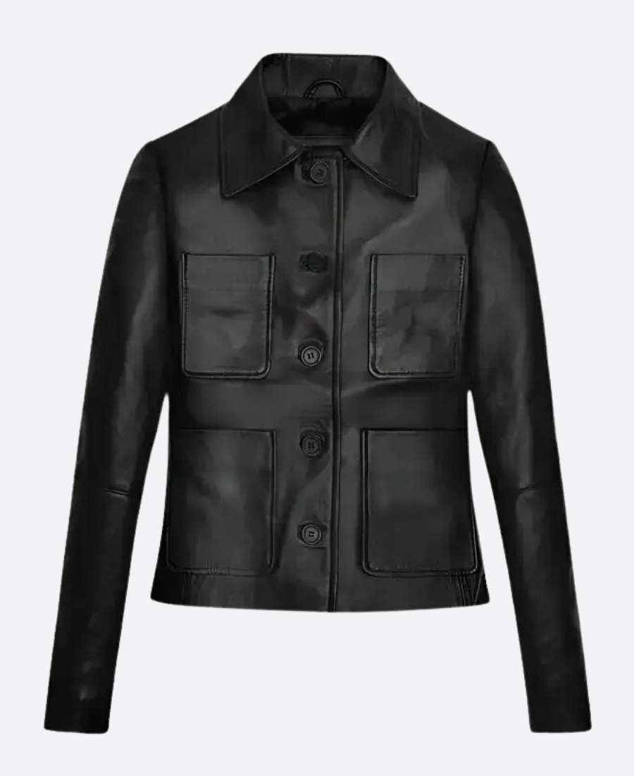 Jenna Ortega Wednesday Leather Jacket