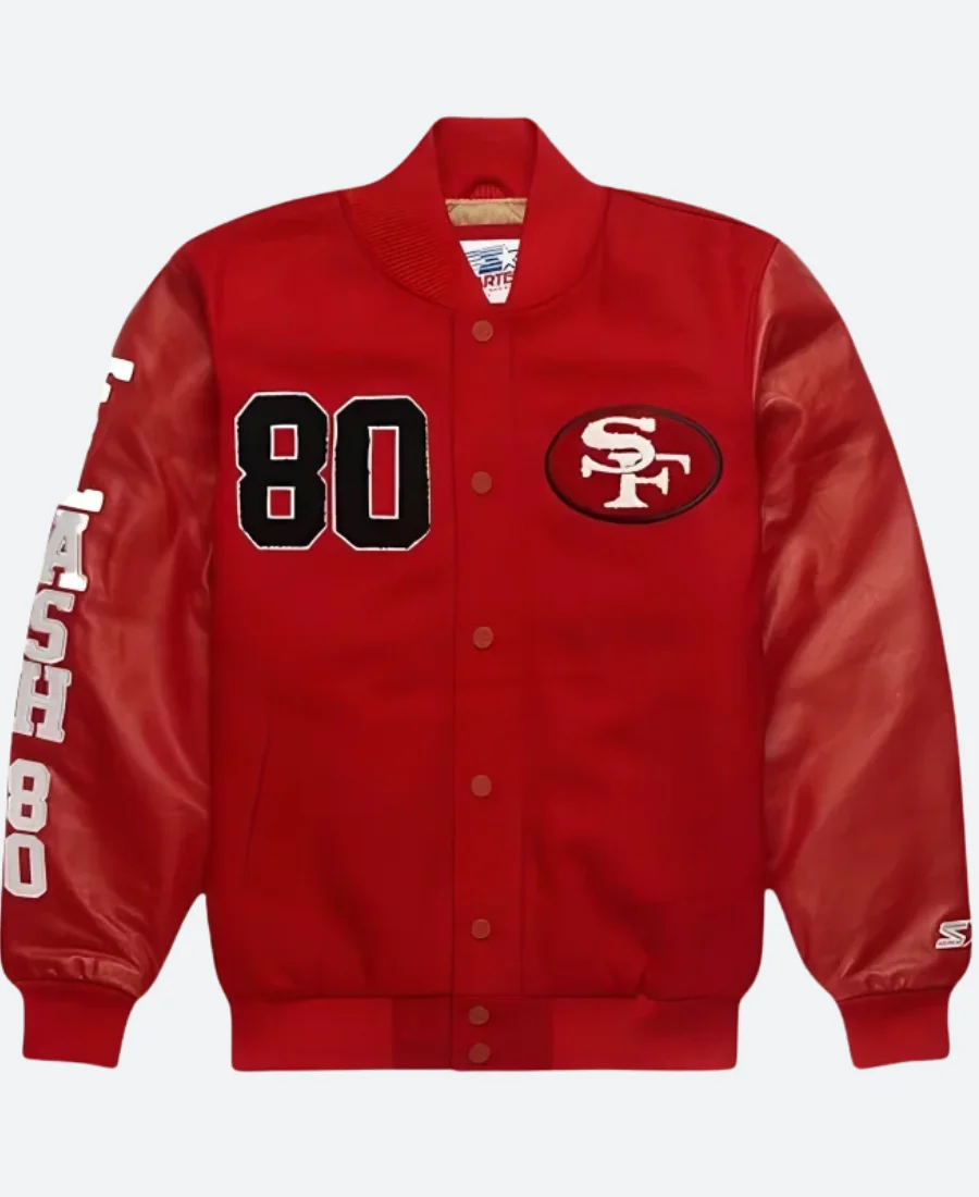 Jerry Rice San Francisco GOAT Letterman Varsity Jacket