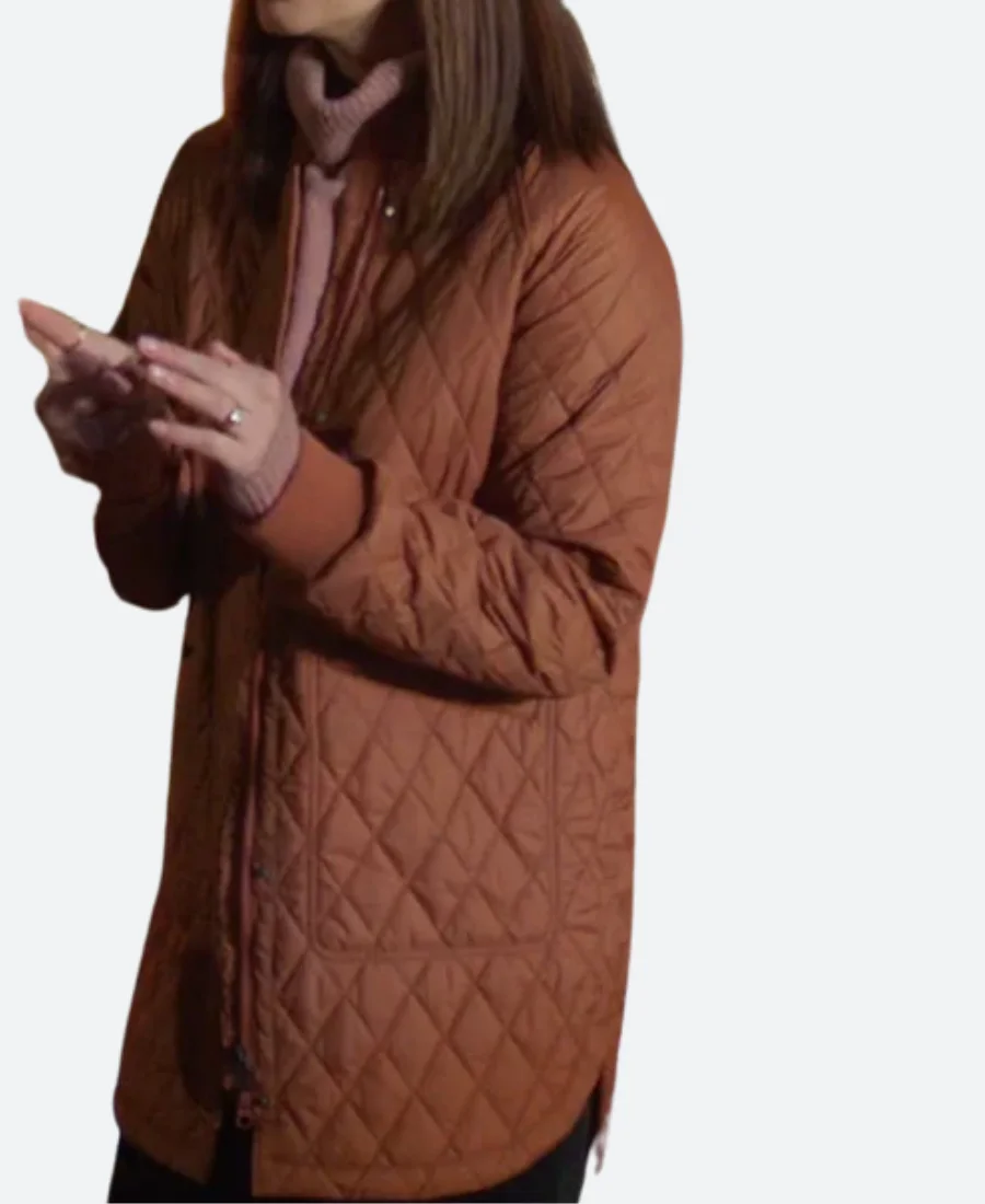 Jingle Bell Love Jessica McFall Quilted Bomber Jacket