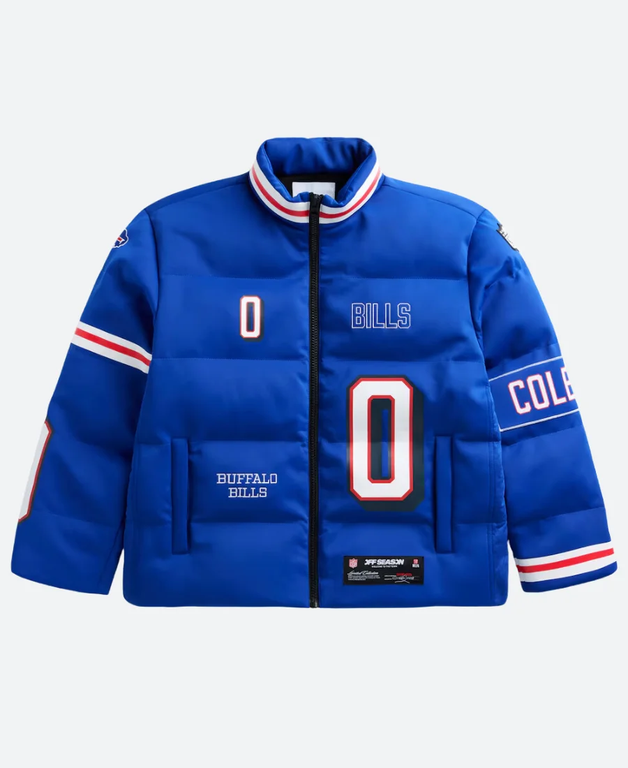 Keon Coleman Buffalo Bills Off Season Puffer Jacket