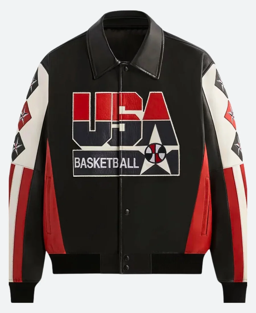 Kevin Durant USA Basketball Leather Jacket