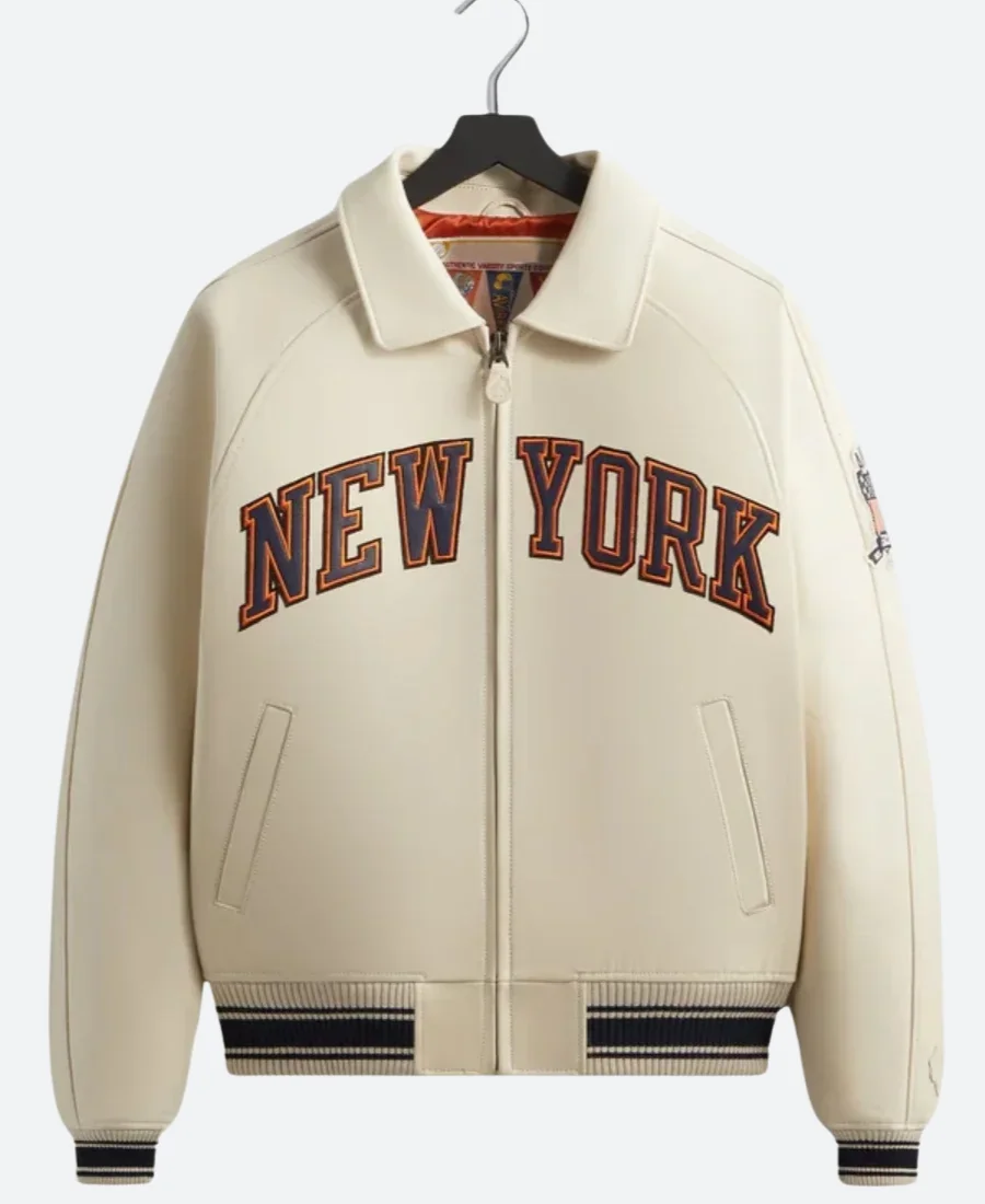 Kith & Avirex New York Knicks Leather Jacket